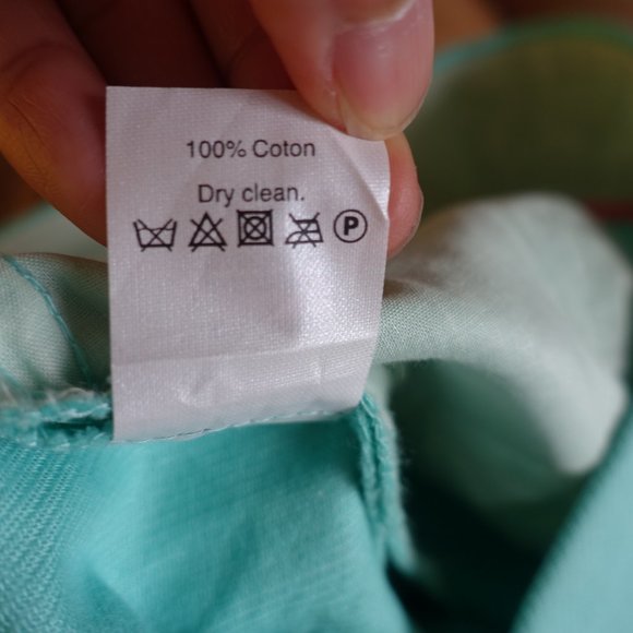 J.Crew Factory Cotton Double Serge Bright Mint Pencil skirt 0 - Picture 7 of 13